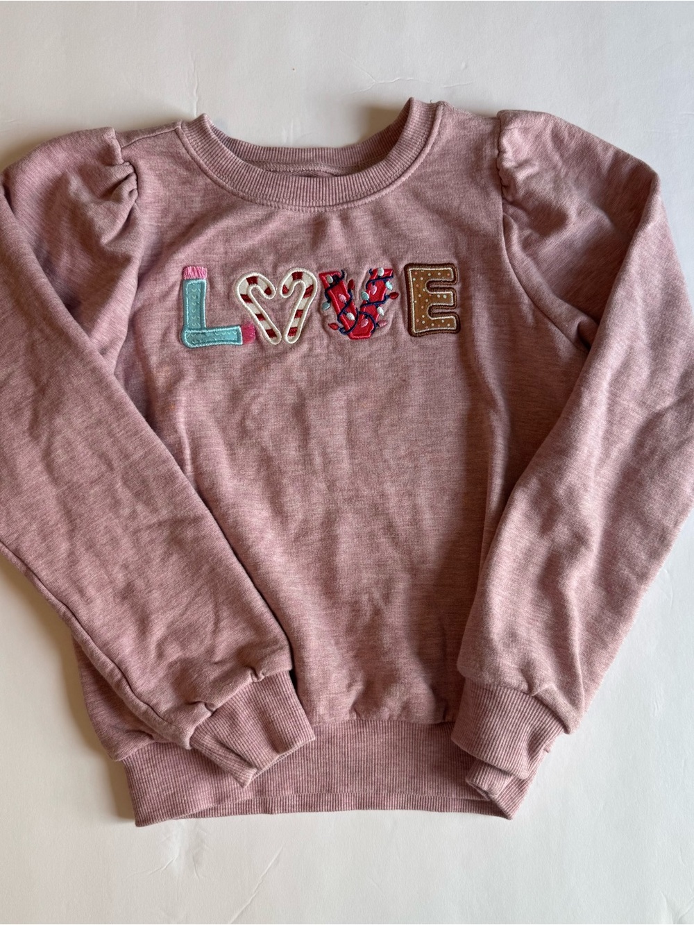 Little Sleepies PLAY Pink 'LOVE' Appliqué Sweatshirt - 5